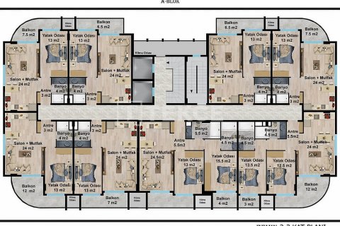 Продажа пентхауса  в Аланье, Анталье, Турция 3+1, 191м2, №192583 – фото 30