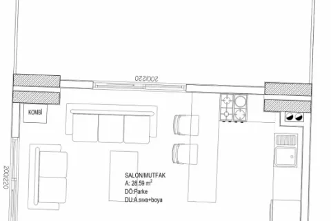 Продажа квартиры  в Аксу, Анталье, Турция 2+1, 129м2, №189522 – фото 18