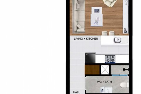 آپارتمان در  فاماگوستا ، ترکیه 81 متر مربع.  شماره 210805 - 13