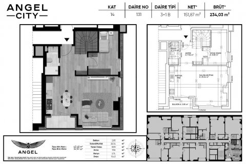 Apartment for sale  in Atasehir, Istanbul, Turkey, 3 bedrooms, 240.13m2, No. 189604 – photo 2