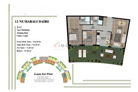 Apartment for sale  in Aksu, Antalya, Turkey, 1 bedroom, 43m2, No. 152356 – photo 21