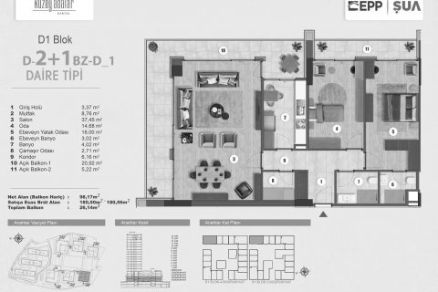 2+1 Wohnung in Kuzey Adalar Kartal, Kartal, Istanbul, Türkei Nr. 189183 - 2