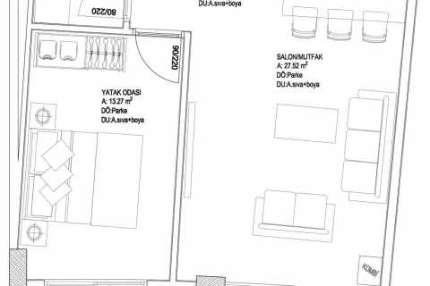 1+1 Wohnung  in Aksu, Antalya, Türkei Nr. 189481 - 17