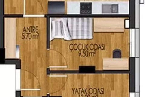 Apartment for sale  in Turkey, 2 bedrooms, 135m2, No. 189438 – photo 18