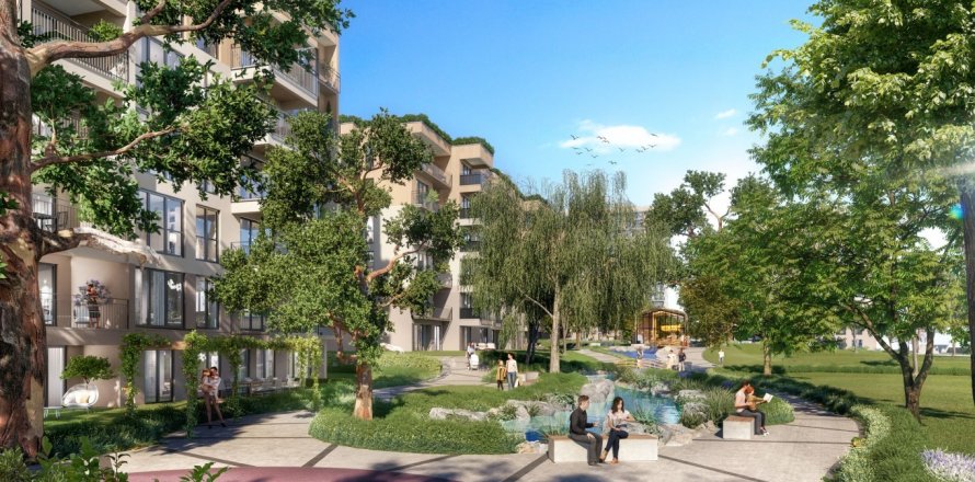 Квартира 2-х ком. в Кючюкчекмедже, Стамбул, Турция №191834