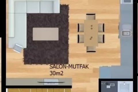 Продажа квартиры  в Аланье, Анталье, Турция 2+1, 99м2, №189452 – фото 28