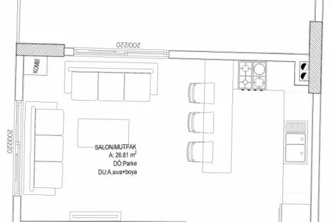 2+1 Leilighet  i Aksu, Antalya, Tyrkia Nr. 189508 - 18