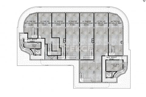 Büro in Alanya, Antalya, Türkei Nr. 206610 - 9