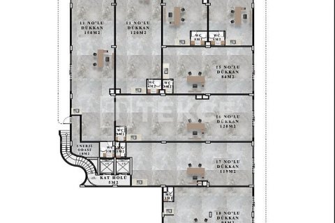 Продажа коммерческой недвижимости  в Аланье, Анталье, Турция, 92м2, №206611 – фото 13