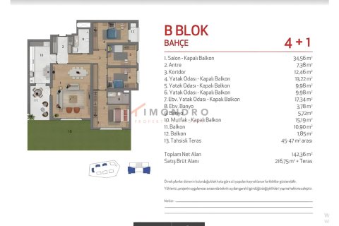 Продажа квартиры  в Эйюпе, Стамбуле, Турция 4+1, 216м2, №152406 – фото 20
