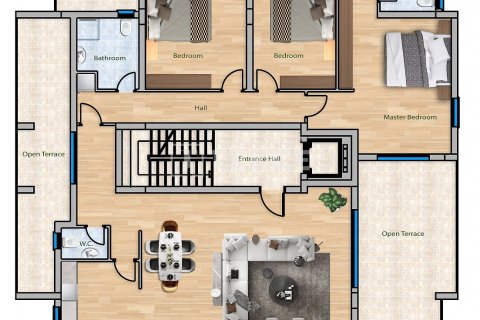 2+1 Lejlighed  i Famagusta,  Nr. 193884 - 13