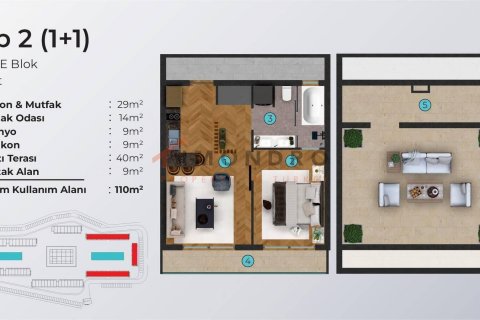 Продажа квартиры в Северном Кипре студия, 78м2, №190502 – фото 29