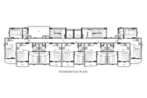 آپارتمان در  Mahmutlar ، ترکیه 50 متر مربع.  شماره 208232 - 17