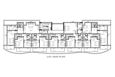آپارتمان در  Mahmutlar ، ترکیه 50 متر مربع.  شماره 208232 - 16
