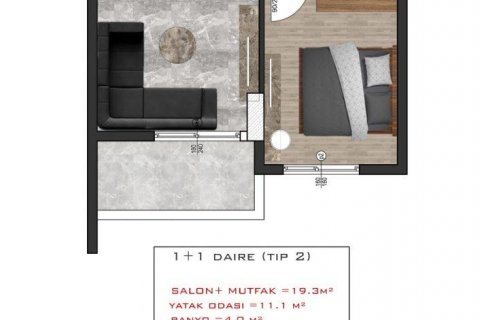 Apartment for sale  in Avsallar, Antalya, Turkey, 58m2, No. 208230 – photo 28