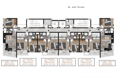 Apartment for sale  in Avsallar, Antalya, Turkey, 58m2, No. 208230 – photo 30