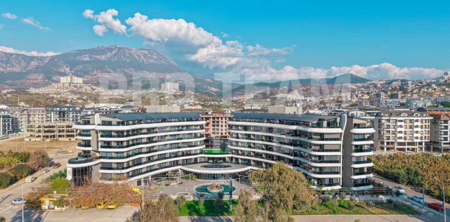 Квартира 2-х ком. в Каргыджаке, Аланья, Анталья, Турция №194322