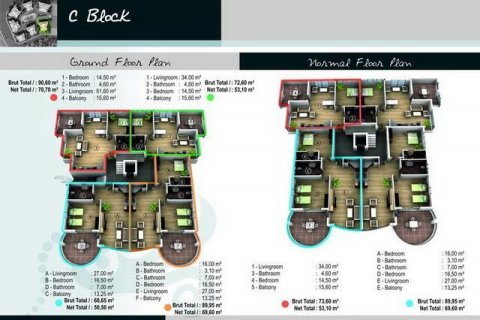 Apartment for sale  in Alanya, Antalya, Turkey, 122m2, No. 210108 – photo 21