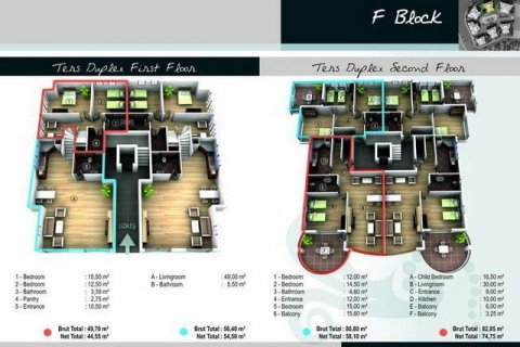 Apartment for sale  in Alanya, Antalya, Turkey, 122m2, No. 210108 – photo 28