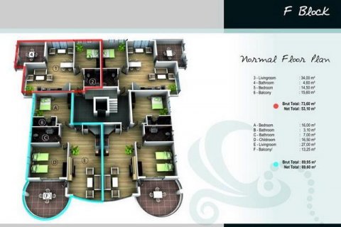 Apartment for sale  in Alanya, Antalya, Turkey, 122m2, No. 210108 – photo 27