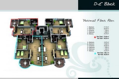 Apartment for sale  in Alanya, Antalya, Turkey, 122m2, No. 210108 – photo 23