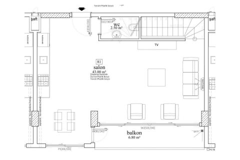 Leilighet  i Mahmutlar, Antalya, Tyrkia Nr. 210107 - 20