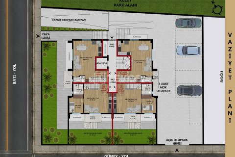Продажа квартиры  в Анталье, Турция 3+1, 110м2, №192155 – фото 10