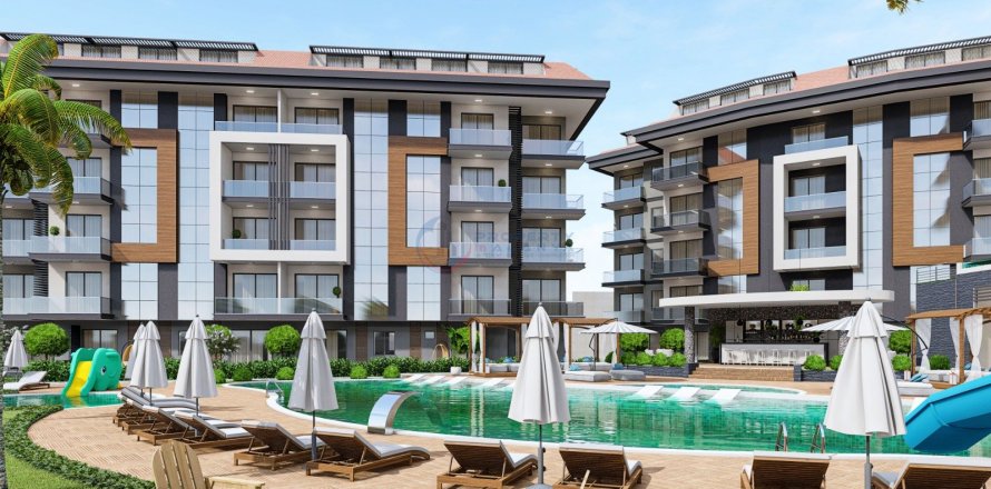 1+1 Apartment  in Alanya, Antalya, Turkey No. 211503