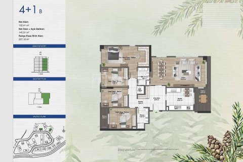 Продажа квартиры  в Стамбуле, Турция 2+1, 133м2, №51032 – фото 26