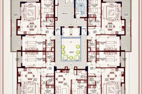 Leilighet  i Alanya, Antalya, Tyrkia Nr. 210071 - 14