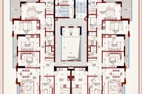 Leilighet  i Alanya, Antalya, Tyrkia Nr. 210071 - 13