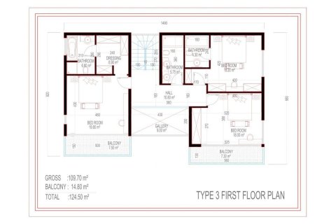 Продажа виллы  в Каргыджаке, Аланье, Анталье, Турция 4 комн., 268.7м2, №210076 – фото 23