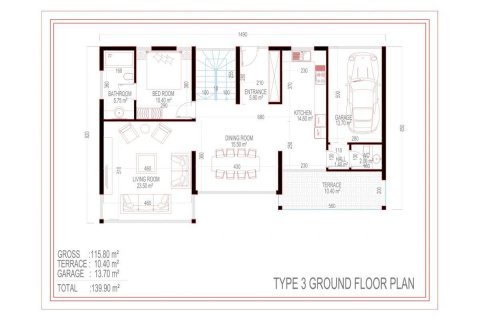 Продажа виллы  в Каргыджаке, Аланье, Анталье, Турция 4 комн., 268.7м2, №210076 – фото 22