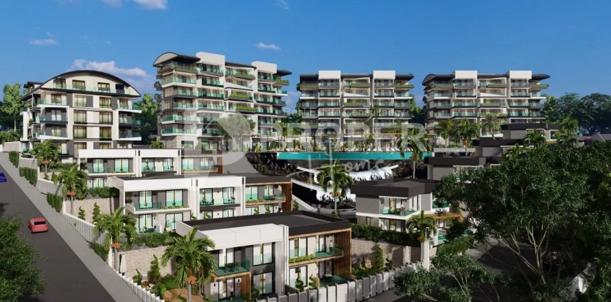 Квартира  5-х ком. в Каргыджаке, Аланья, Анталья, Турция №82033