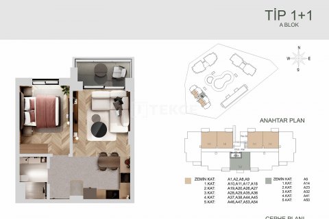 Продажа квартиры  в Анталье, Турция 1+1, 50м2, №206922 – фото 21