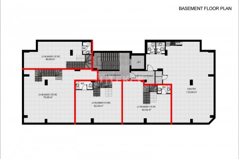 Продажа квартиры  в Аланье, Анталье, Турция 1+1, 60м2, №206925 – фото 18