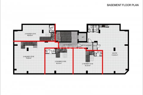 3+1 Penthäuser  in Alanya, Antalya, Türkei Nr. 206927 - 18