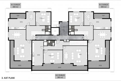 Продажа квартиры  в Оба, Анталье, Турция 6 комн., 245м2, №209218 – фото 30