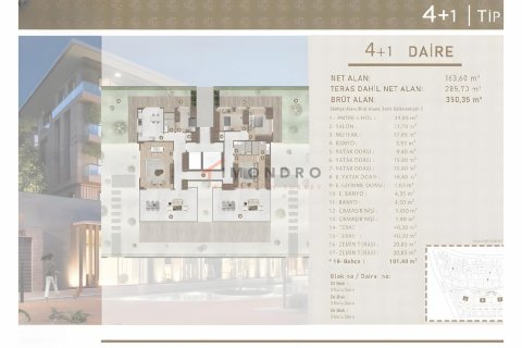 Продажа квартиры  в Стамбуле, Турция 5+1, 348м2, №193934 – фото 16