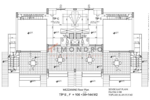 Продажа квартиры  в Алсанджаке, Гирне, Северный Кипр 2+1, 106м2, №191140 – фото 12