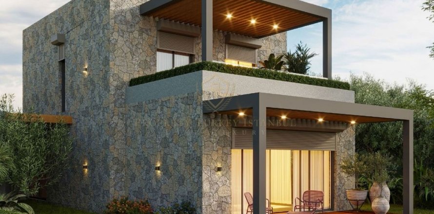 3+1 Villa  i Yalikavak, Mugla, Tyrkiet Nr. 131262