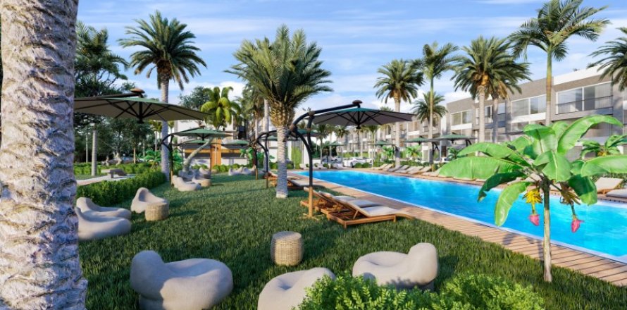 Квартира  1-х ком. в Ени-Эренкое, Гюзельюрт, Северный Кипр №194111