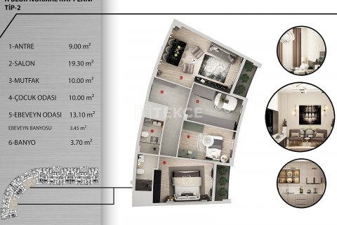 Продажа квартиры  в Анталье, Турция 3+1, 175м2, №194101 – фото 30