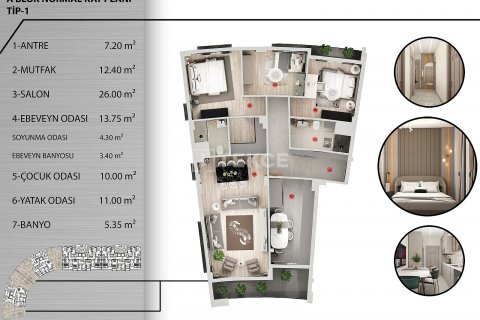 Apartment for sale  in Antalya, Turkey, 4 bedrooms, 300m2, No. 194102 – photo 29