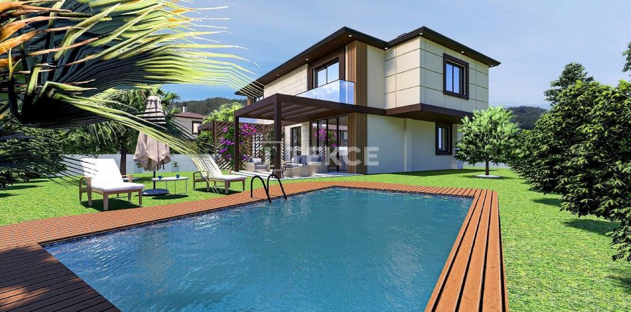 Вилла  4+1 в Мугле, Турция №194096