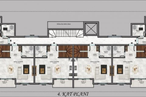 Lejlighed i Alanya, Antalya, Tyrkiet Nr. 208900 - 21