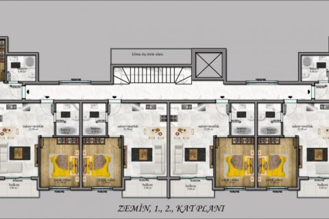 Lejlighed i Alanya, Antalya, Tyrkiet Nr. 208900 - 20