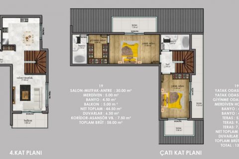 Lejlighed i Alanya, Antalya, Tyrkiet Nr. 208900 - 29