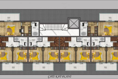 Lejlighed i Alanya, Antalya, Tyrkiet Nr. 208900 - 22