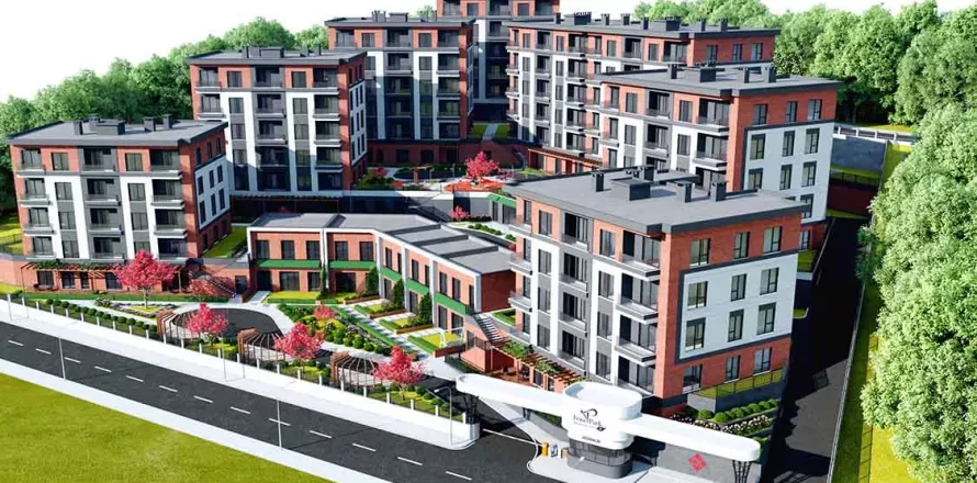 Квартира  6-х ком. в Стамбуле, Турция №190261